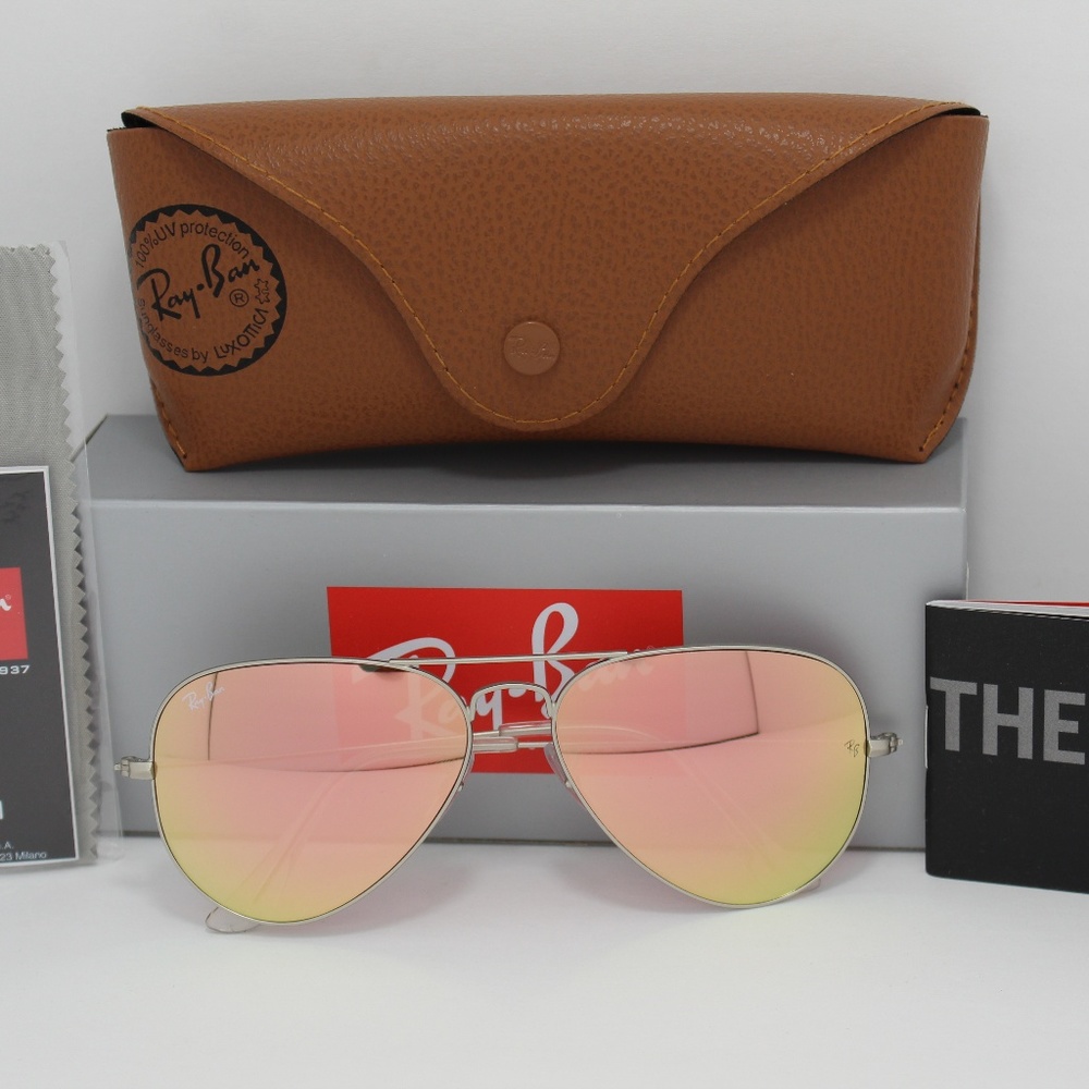 RAY-BAN RB 3025 019/Z2  COPPER FLASH  MATTE SILVER